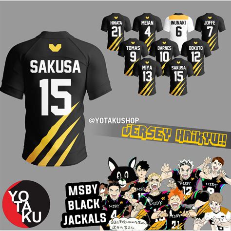 Jual Jersey Anime Cosplay Haikyuu Haikyu Msby Black Jackals Seri 1