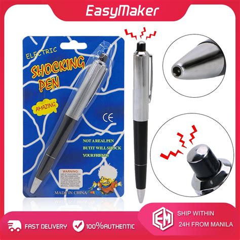 Electric Shock Pen Prank Shocking Pen Writable Ball Point Pen Joke