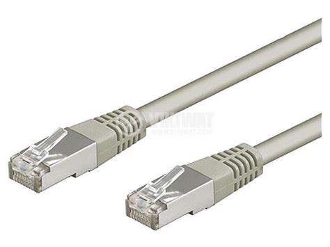 Patch Cord SF UTP Cat 5e CCA Grey 5m 26AWG 124374 At Best Price