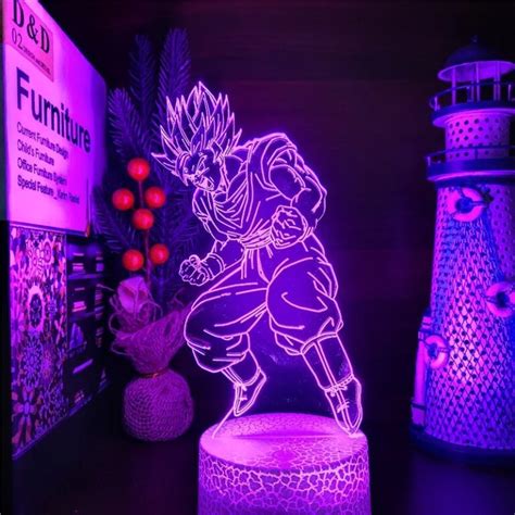 Lampe Dragon Ball Son Goku Transformation Boutique Dragon Ball