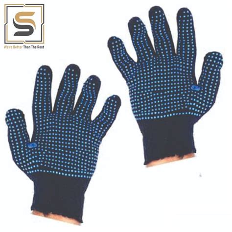 PVC Dotted Hand Gloves 6 10 Inches Finger Type Full Fingered At Rs 6