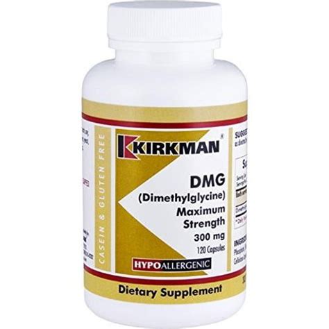 Buy Dmg Dimethylglycine Maximum Strength 300 Mg Hypoallergenic 120 Capsules Online In India