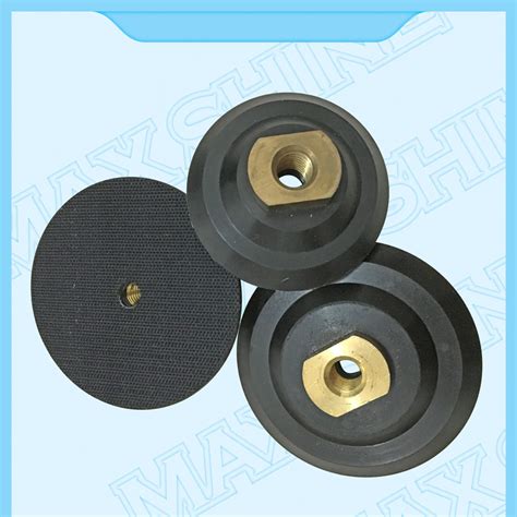 Rubber Back Holder Backer Pads For Diamond Polishing Pads Rubber Back