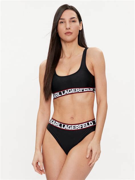 Karl Lagerfeld Bikini Oberteil W Schwarz Modivo De