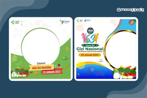 Link Twibbon Hari Gizi Nasional Ke Desain Keren Unik Dan