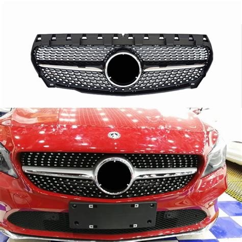 Diamond Grille For CLA Class Mercedes Benz W117 C117 CLA180 CLA 200