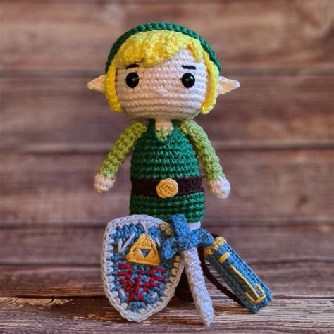 Link Zelda Patron Pattern Crochet Amigurumi Etsy