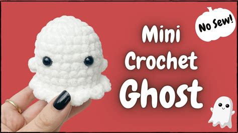 Quick No Sew Crochet Ghost Full Tutorial Free Amigurumi Halloween