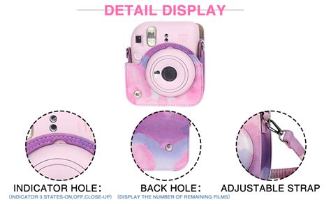 WOGOZAN Funda protectora para cámara instantánea Fujifilm Instax Mini