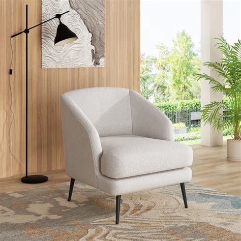 George Oliver Joynae Upholstered Accent Chair Reviews Wayfair