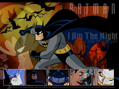 I am the night - Batman: the animated series Wallpaper (7016898) - Fanpop