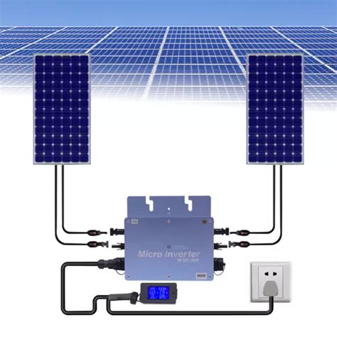 Dc V Mppt Solar Wvc W Lcd Grid Tie Micro Inverter Micro Inverter