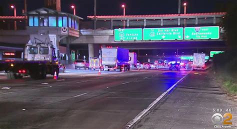 Pedestrian Death Shuts Down 2 Lanes Of Westbound 210 Freeway In Pasadena For Several Hours Cbs