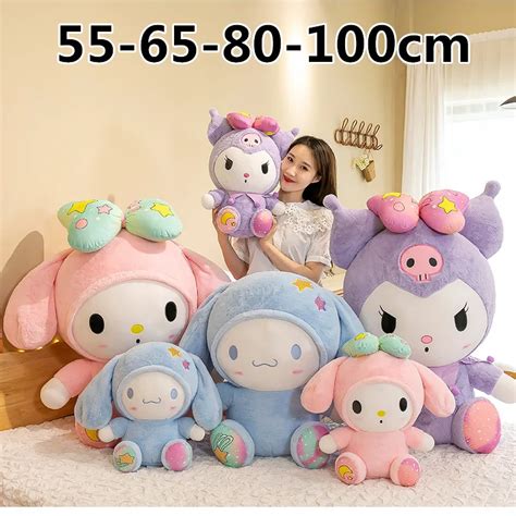 Ndirim Yeni Sanrio Cinnamoroll Kuromi Benim Melody Pelu Oyuncaklar