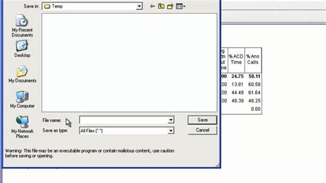 How To Export An Avaya Cms Supervisor Web Report To Csv Format Youtube