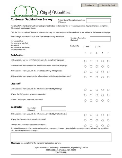 Free Printable Survey Templates Pdf Word Excel