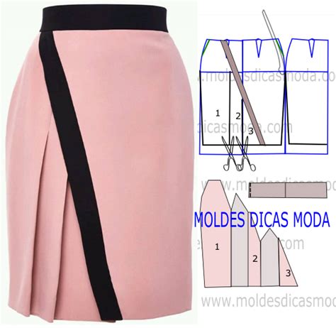 MOLDE DE SAIA ROSA 36 Moldes Moda Por Medida Bloglovin