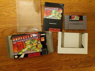 Battle Clash Snes With Box And Manual Complete In Box Cib Very Good