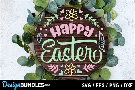 Happy Easter Door Hanger Svgs