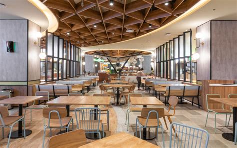 The Exemplar Of Modern And Vibrant Food Court Food Empire