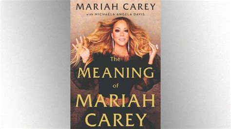 Mariah Carey's memoir, 'The Meaning of Mariah Carey,' out September 29 ...