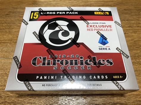 ボックス SERIE A MINI BOX 2019 20 Panini Chronicles Soccer Tmall Box T mall