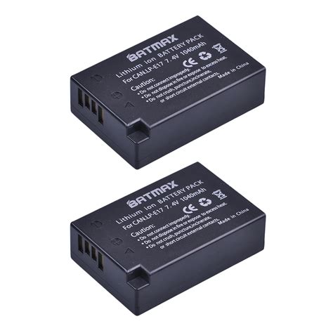 Pcs Lp E Lp E Lpe Lion Battery For Canon Eos M M D D