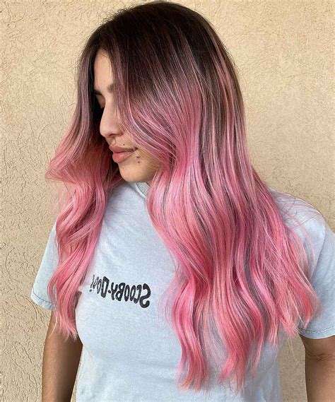 Hot Pink Ombre Hair