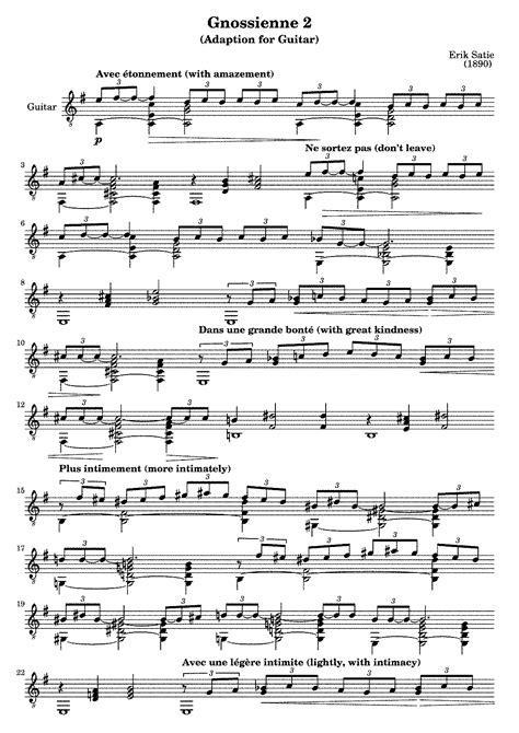 Gnossiennes Satie Erik Imslp Free Sheet Music Pdf Download