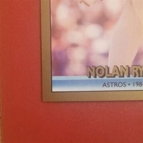 Donruss Coca Cola Nolan Ryan Astros Misleading Signs Free