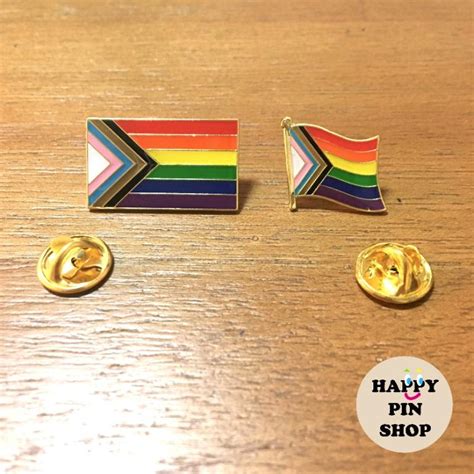 Lgbt Pride Flag Enamel Pins Rainbow Pin Asexual Bisexual Lesbian