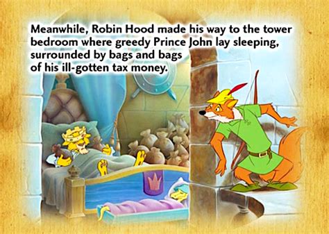 Robin Hood Book Walt Disney S Robin Hood Photo Fanpop