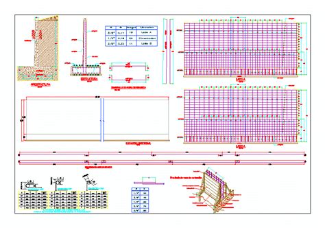 Retaining Wall In Autocad Cad Library