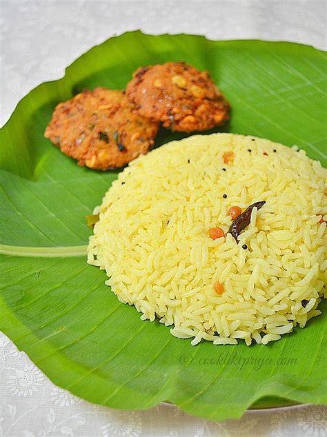 Cook Like Priya South Indian Lemon Rice Nimmakaya Pulihora