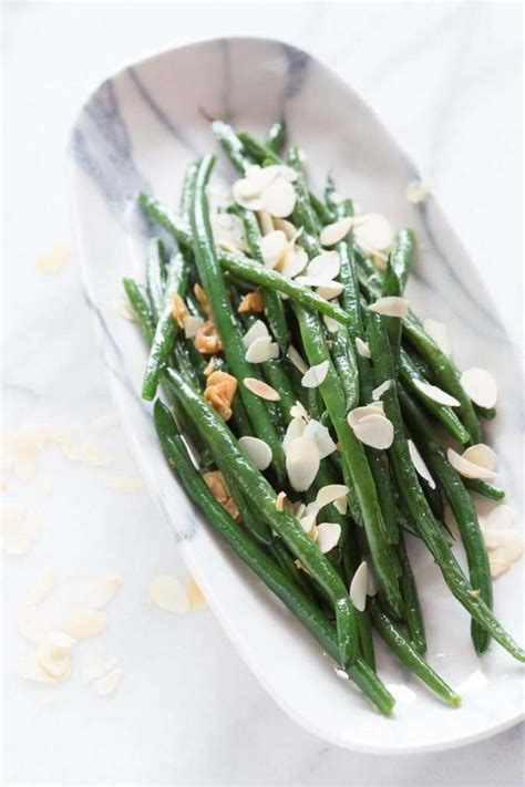 Garlic Green Beans With Almond Slivers Simones Kitchen