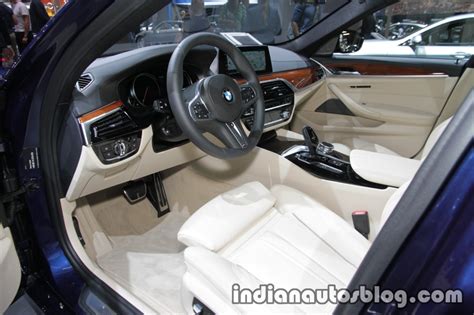 2017 BMW 5 Series Touring interior dashboard at the IAA 2017