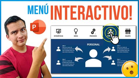 Sorprendente Infograf A Con Menu Interactivo En Powerpoint F Cil Youtube