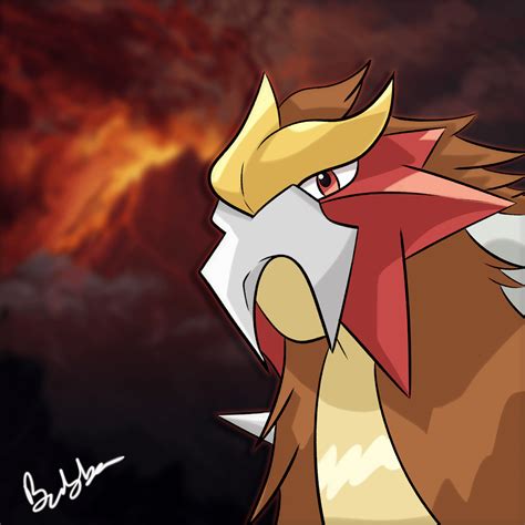 Wanted to try drawing Entei today. : r/Pokemonart