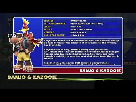 Sonic Sega All Stars Racing Character Bios YouTube