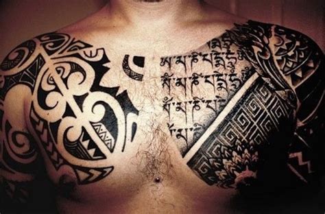 Top 144 Chest Tattoos For Men Tribal Tattoos For Men Cool Chest