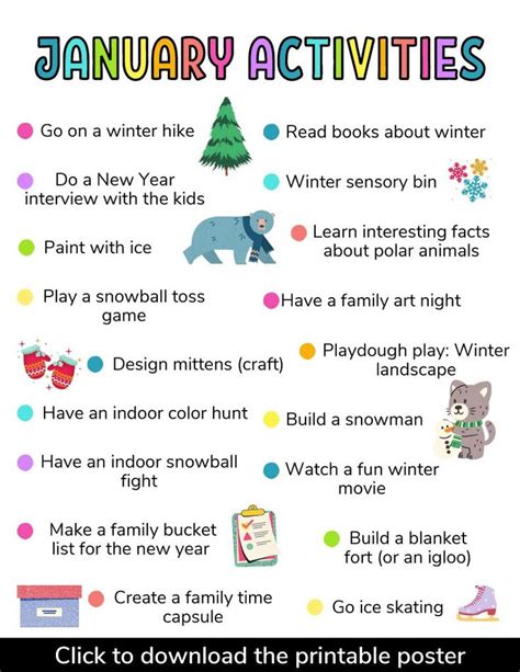 January activities: Easy ideas for happy moments with your kids ...