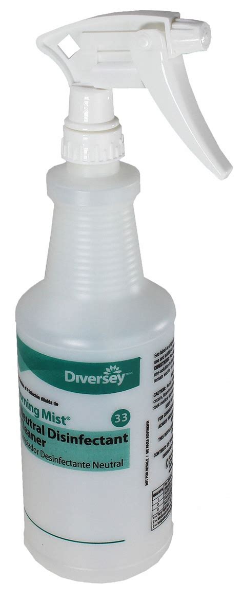 Diversey Oz Container Capacity Mist Stream Trigger Spray Bottle