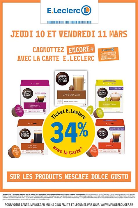 S Plv Eme Jour Jms Dolce Gusto Du Mars Leclerc Pont L Abb