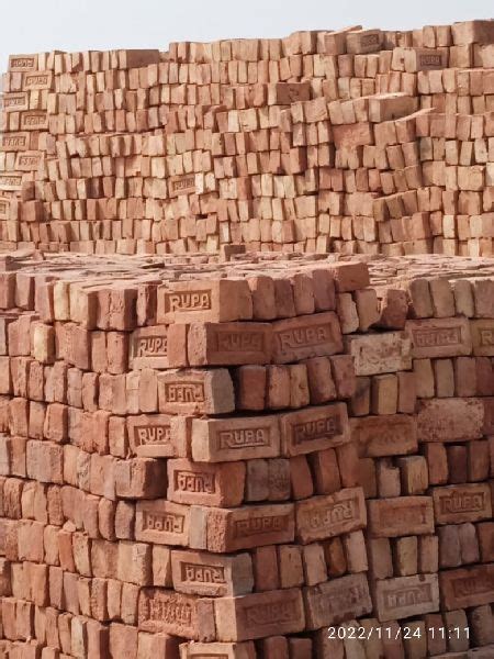 Rectangular Solid Red Clay Bricks For Construction Size Custom At