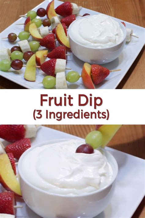 Two Ingredient Fruit Dip Artofit