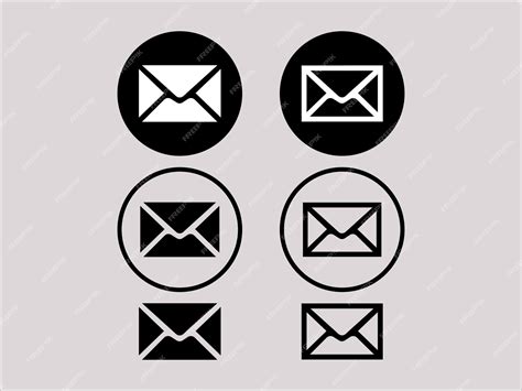 Premium Vector | Vector email and envelope icon set. email icon vector ... 