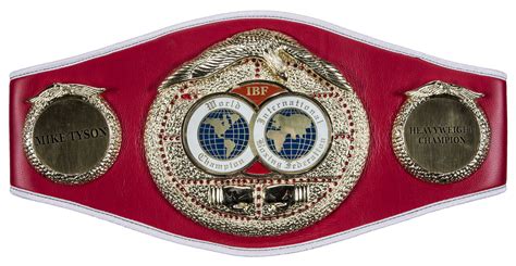 Lot Detail - Mike Tyson Signed IBF Heavyweight Champion Belt (PSA/DNA)