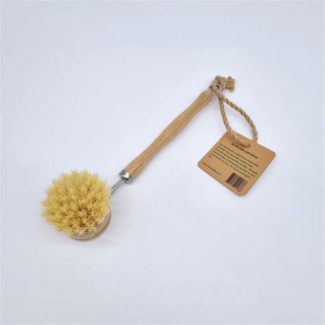 Buy A Bamboo & Sisal Bristle Dish Brush - Evolve Biodegradable