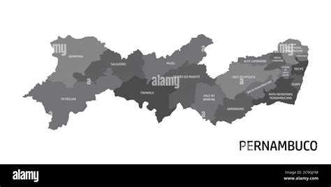 Mapa Vectorial De Pernambuco Fotograf As E Im Genes De Alta Resoluci N