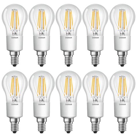 X Osram Led Filament Parathom Tropfen W W E Klar Lm Warm